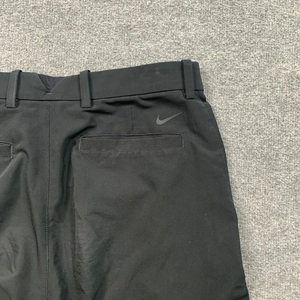 Nike Shorts Mens M Medium Black Dri Fit Performance Golf Chino Moisture Wicking